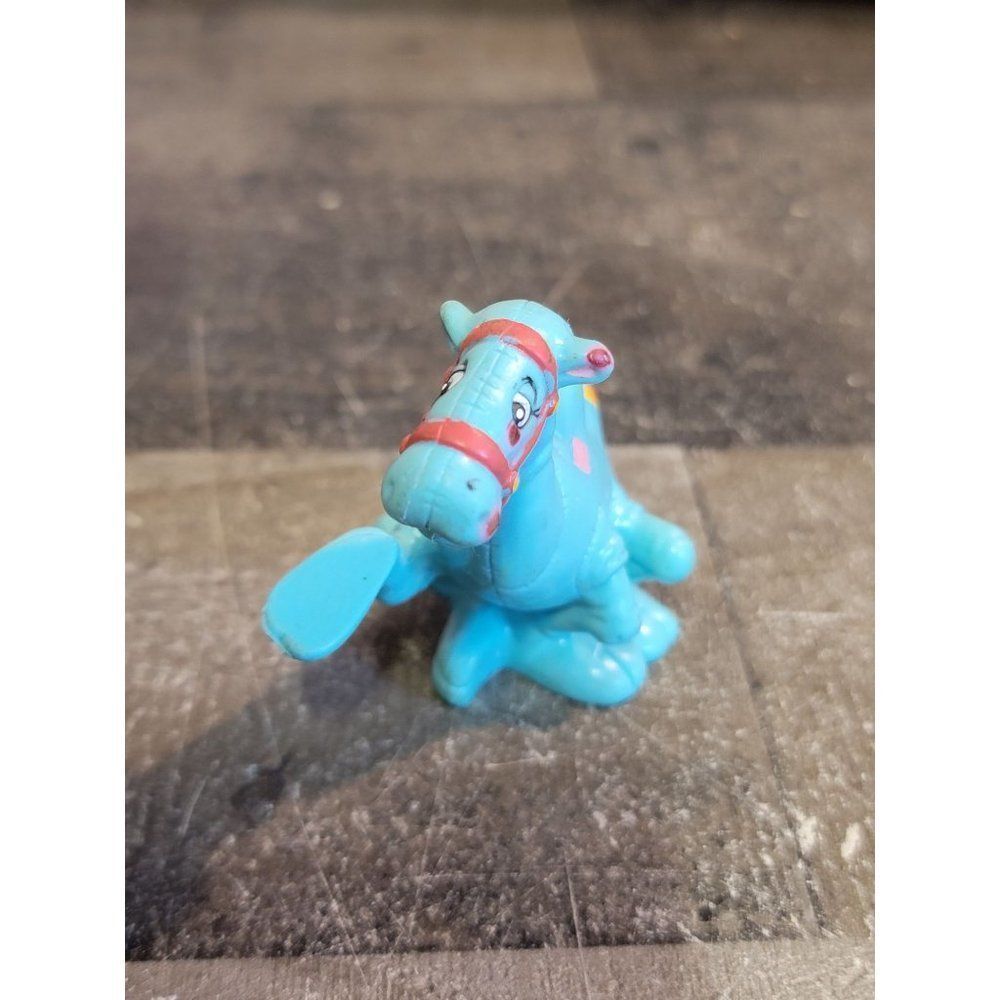 MacMillan 1988 blue camel Zoo toy figure